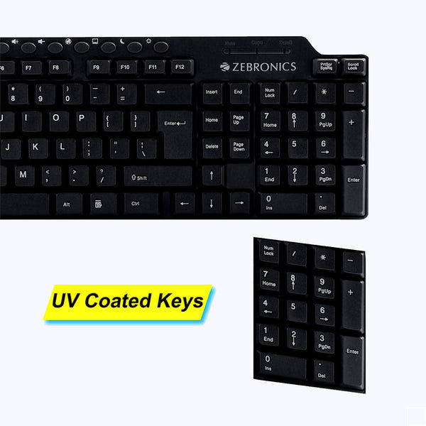 Zebronics Zeb-KM2100 Multimedia USB Keyboard