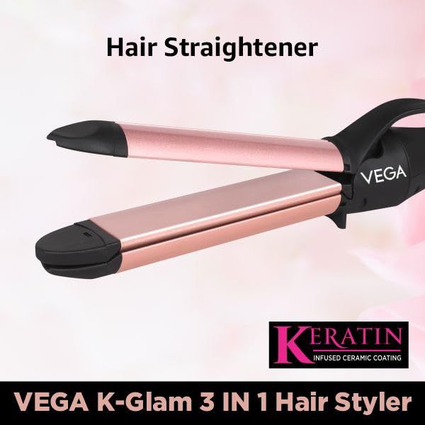 VEGA K Glam VHSCC 04 Hair Styler - 3 in 1 Hair Styler