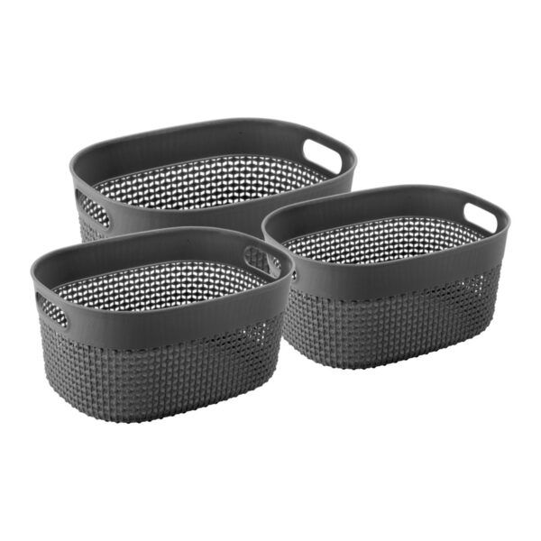 Joyo Nested Filo Basket Oval - Assorted Colours | Set Of 3