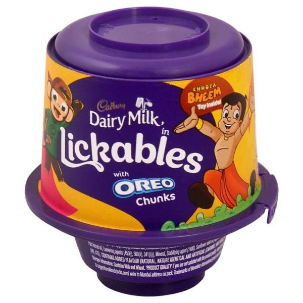 Cadbury Dairy Milk Lickables Chocolate With Oreo Chunks 20 g Combo