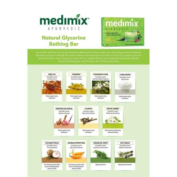 Medimix Ntrl Glycerine Ayrvdc Soap