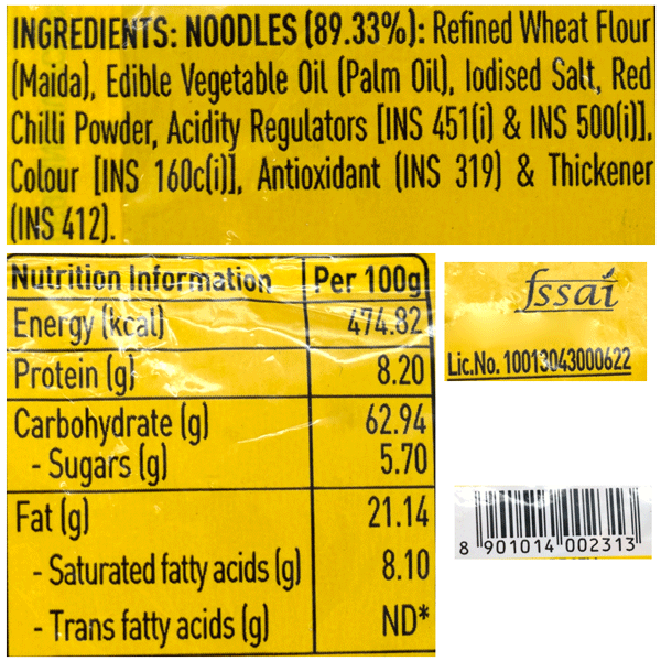 Top Ramen Fiery Chilli Noodles