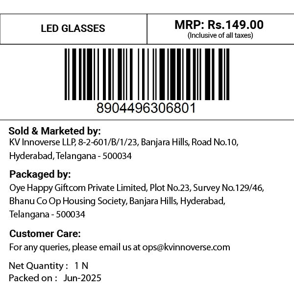 Propcon Led Glasses