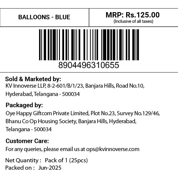 Balloons - Blue