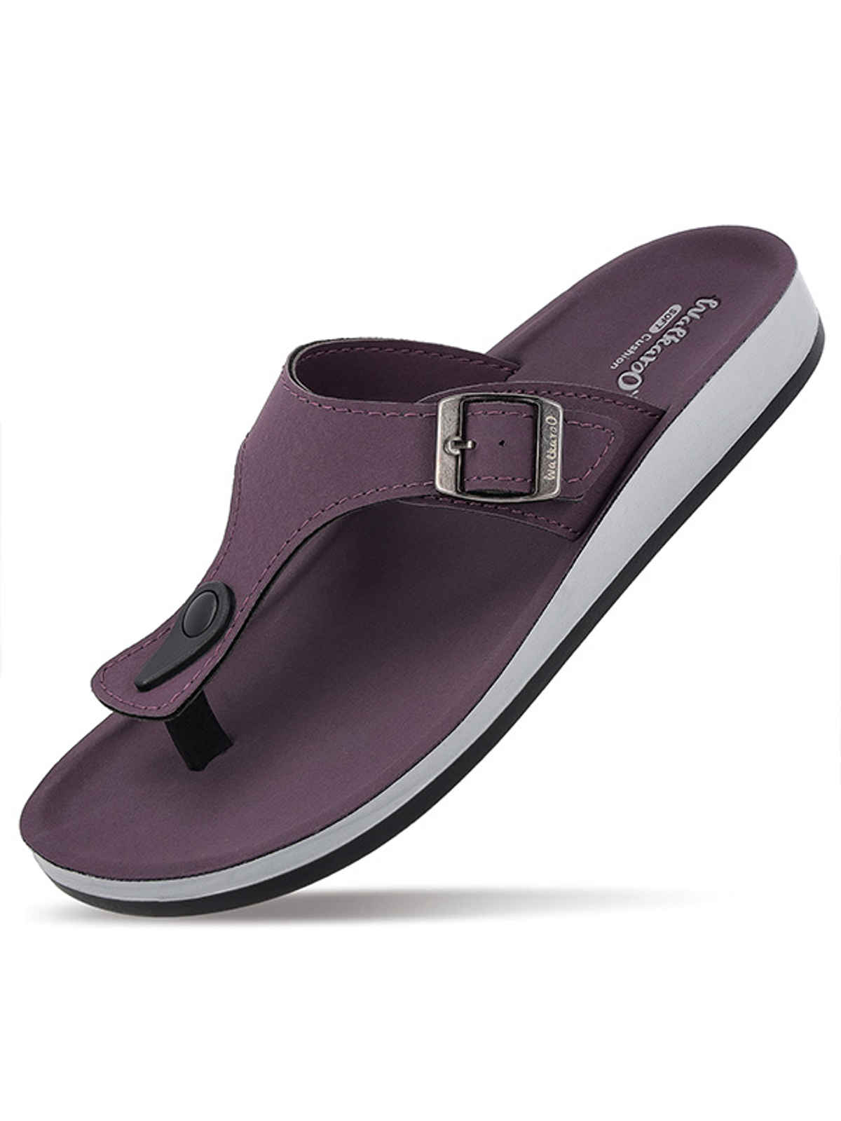 Walkaroo Women's Daily Wear Sandals - WE2349 Purple UK5