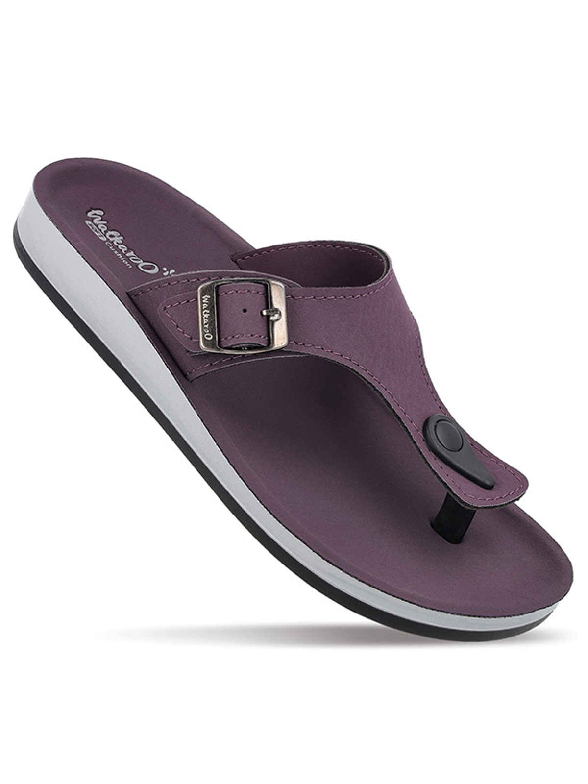 Walkaroo Women's Daily Wear Sandals - WE2349 Purple UK5