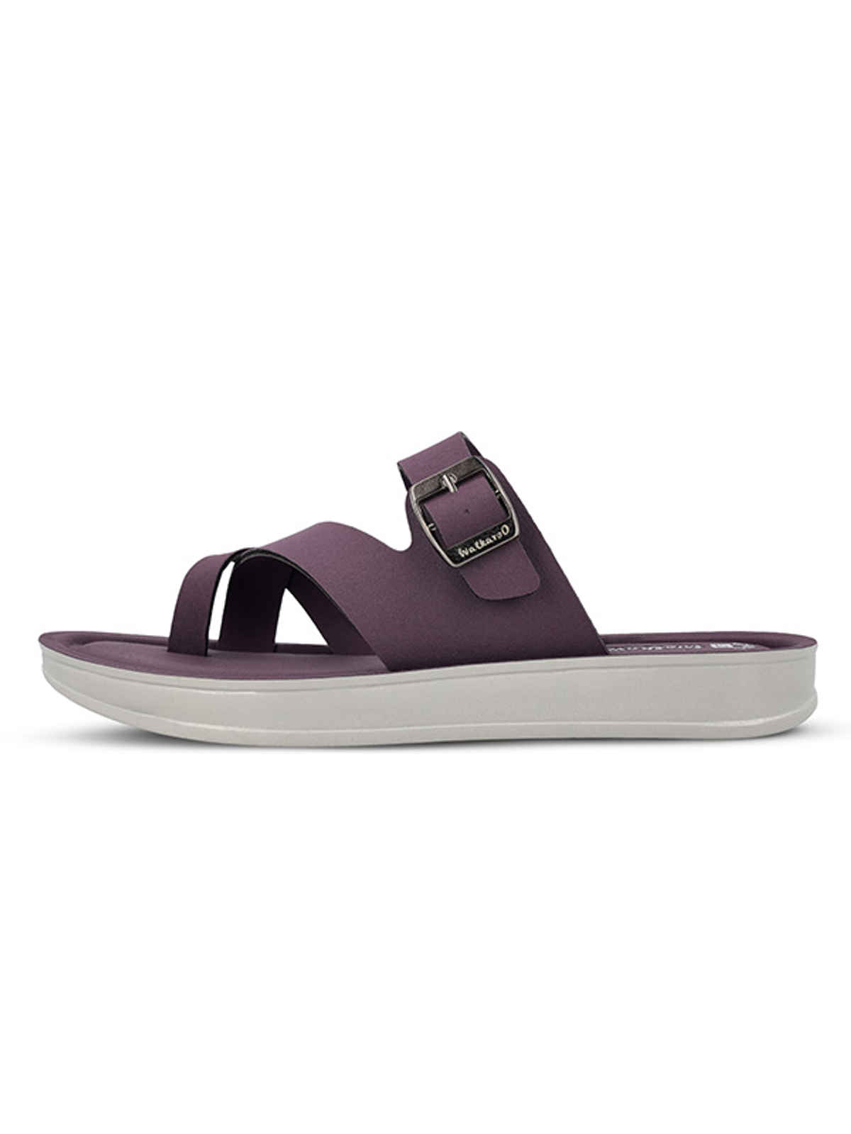 Walkaroo Women's Daily Wear Comfort Sandals - WL7554 Purple | UK6