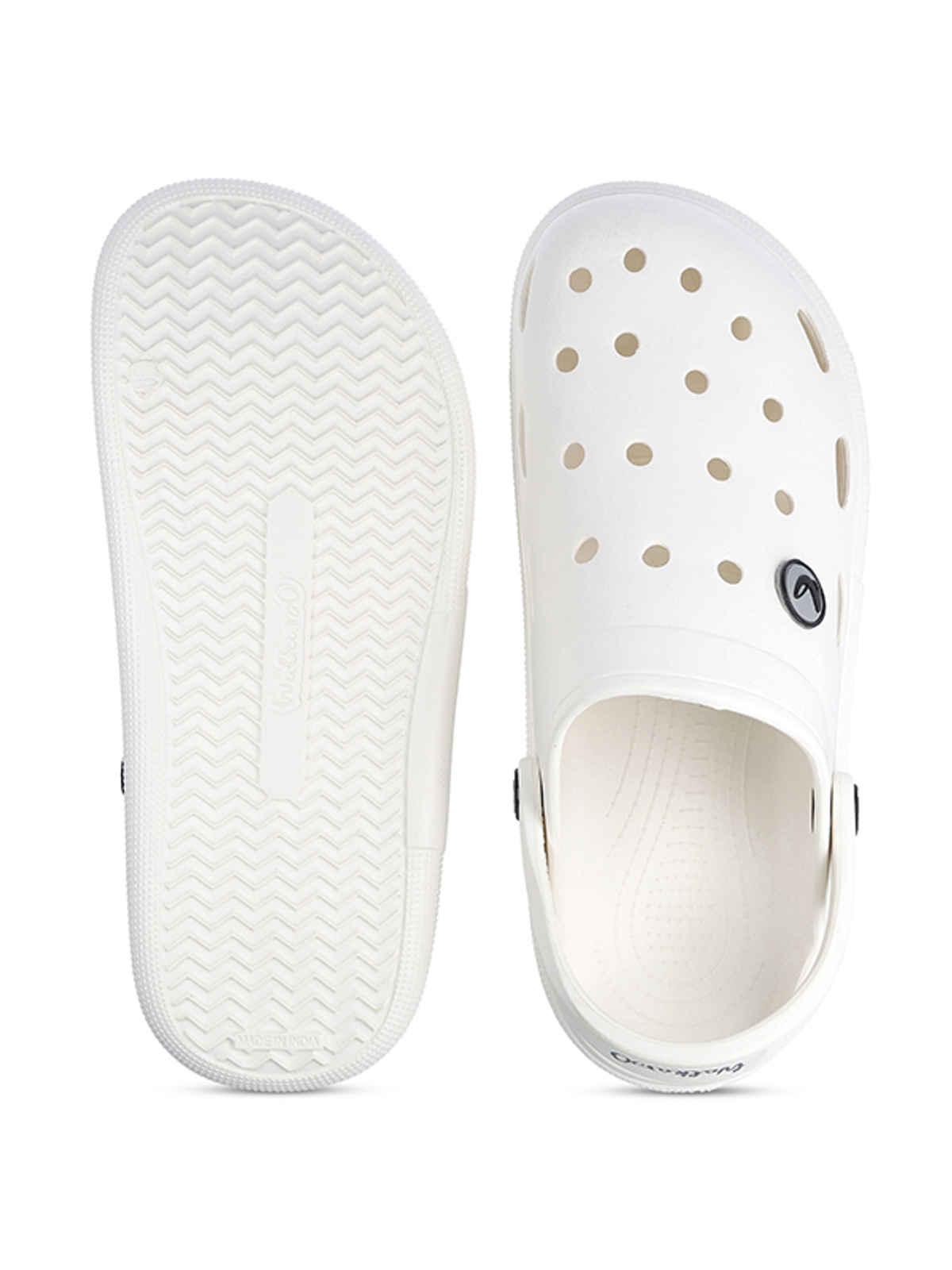 Walkaroo Men's Clogs - WC4843 White UK7