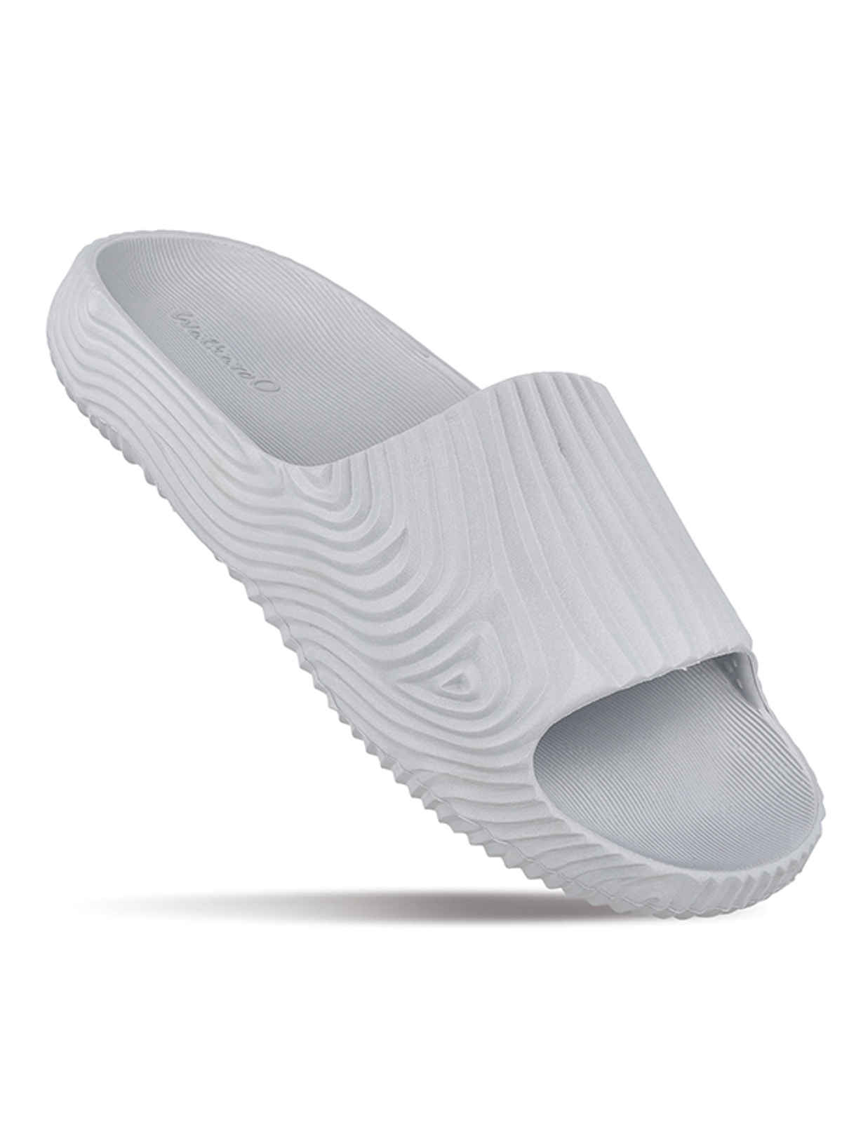 Walkaroo Men's Flip Flop Sliders | WC8769 Light Grey | UK 8