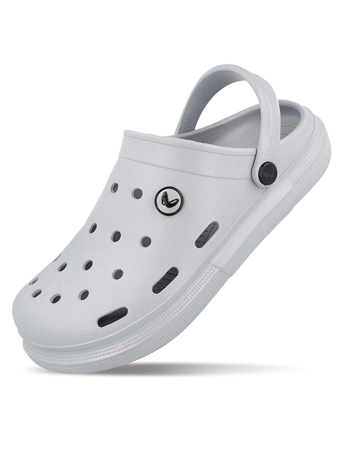 Walkaroo Men's Clogs - WC4843 Light Grey UK6