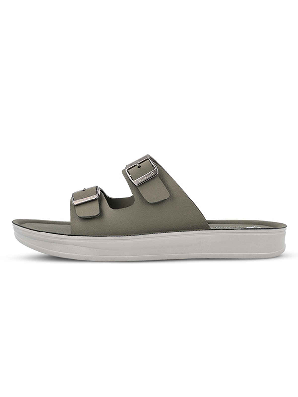 Walkaroo Women's Daily Wear Comfort Sandals - WL7554 Olive | UK5