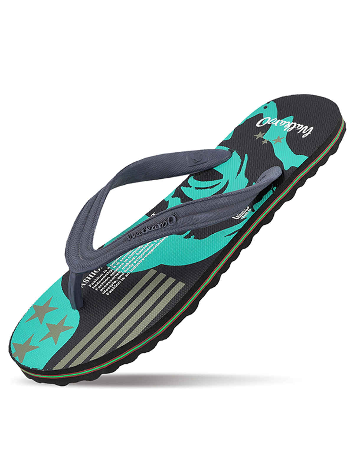 Walkaroo Men's Dailywear Hawai | HL013 Black | UK 6