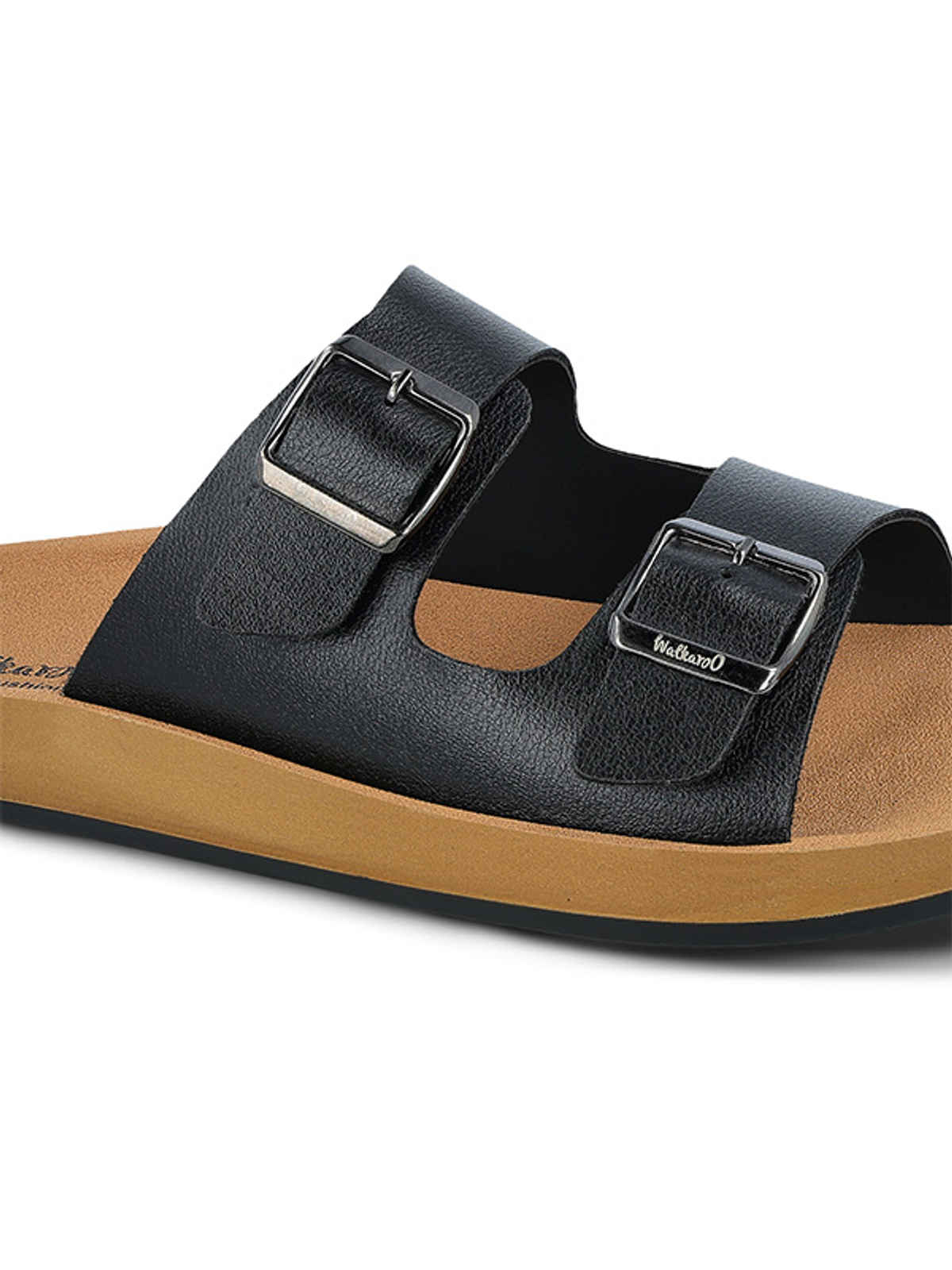 Walkaroo Men's Daily Wear Sandals - WE1333 Black UK6