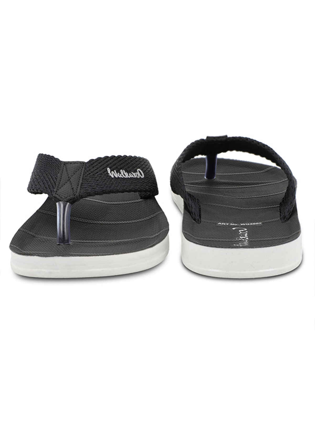 Walkaroo Men's Daily Wear Comfort Sandals - WG5002 Black | UK9