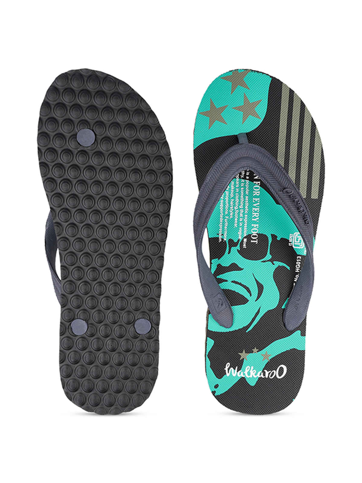 Walkaroo Men's Dailywear Hawai | HL013 Black | UK 6