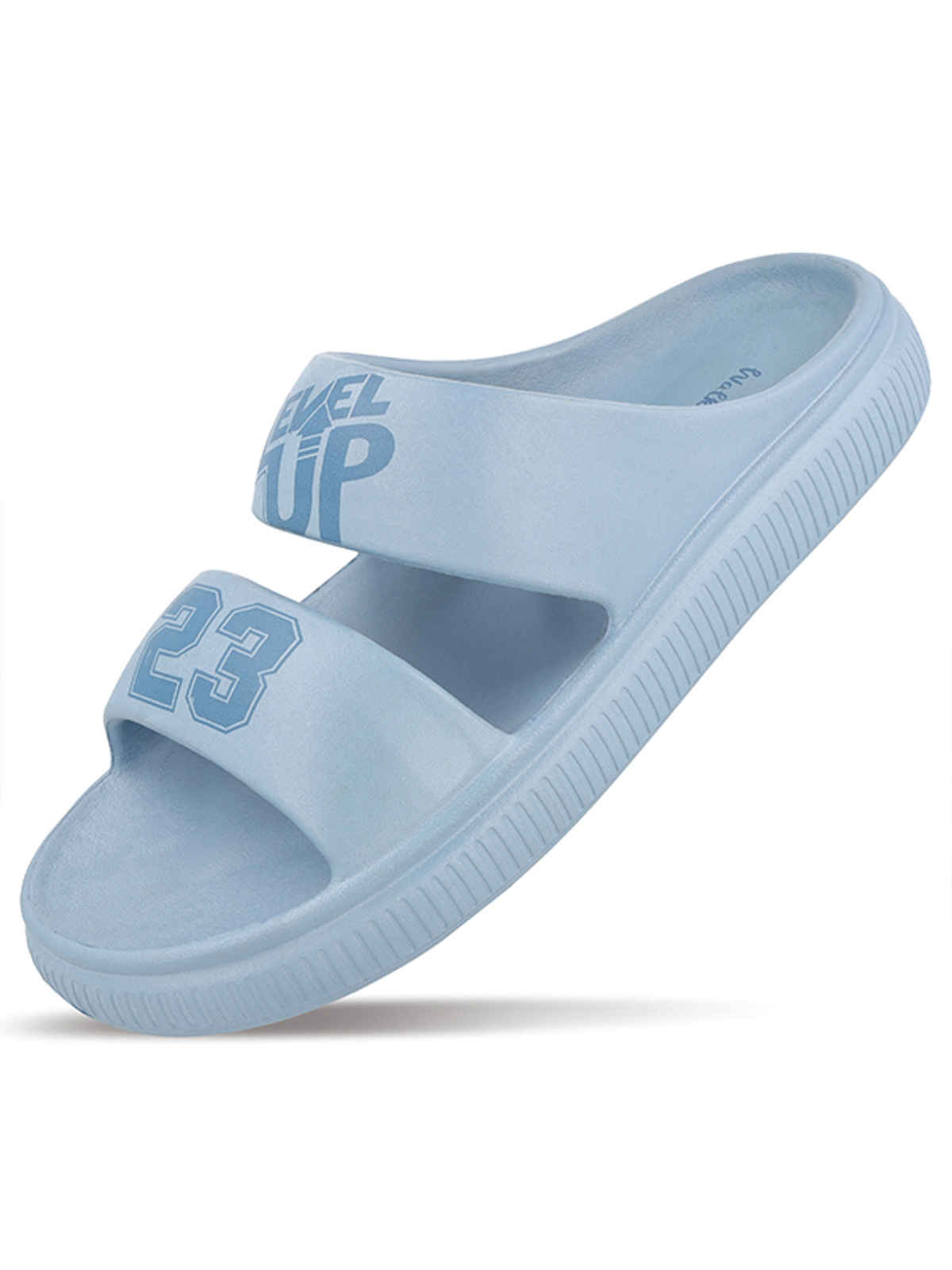 Walkaroo Men's Daily Wear Comfort Sandals - WC8711 Aqua Blue | UK9
