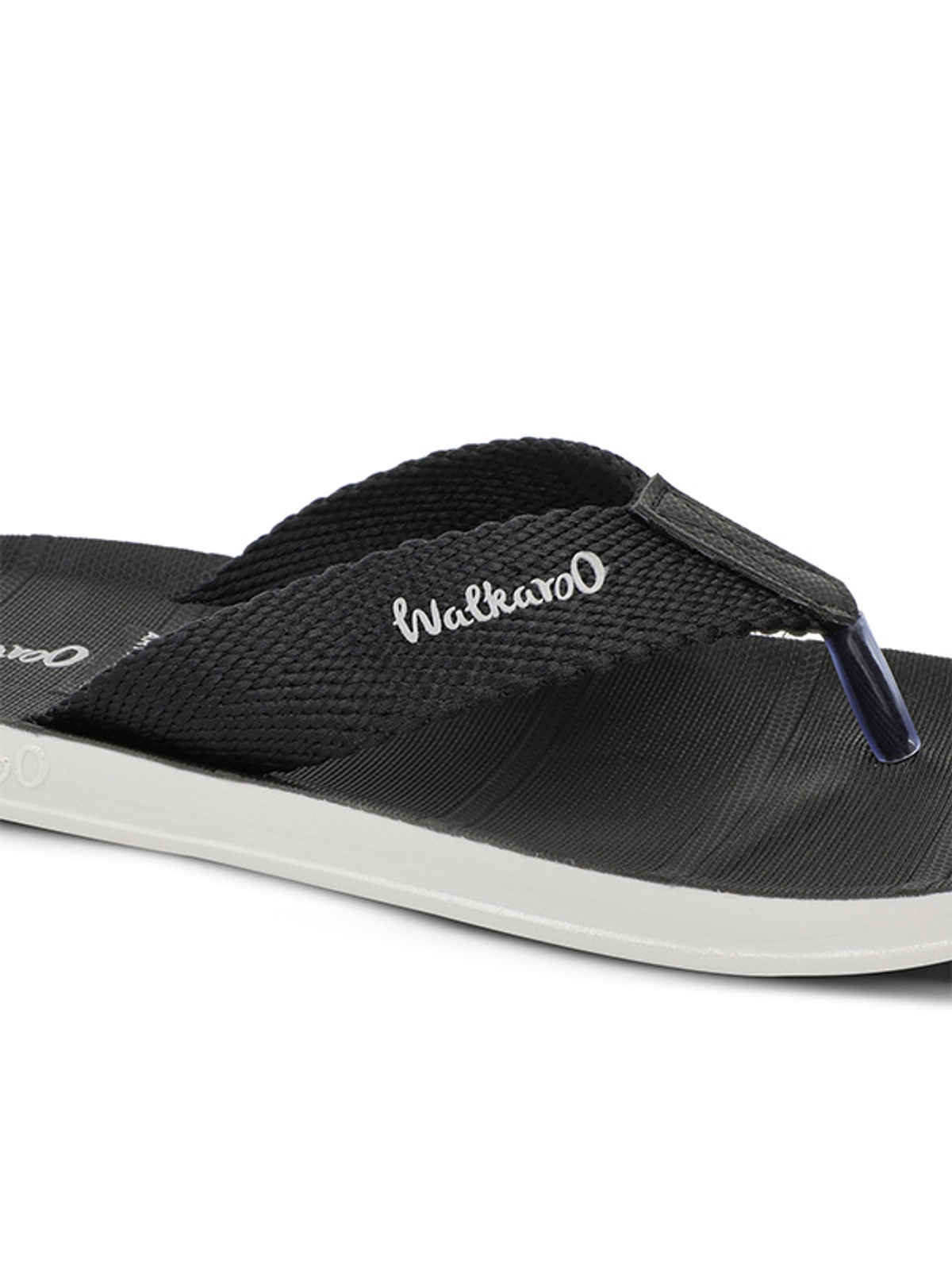 Walkaroo Men's Daily Wear Comfort Sandals - WG5002 Black | UK9