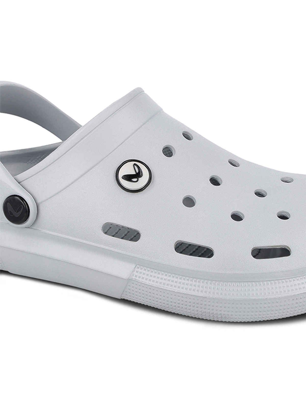 Walkaroo Men's Clogs - WC4843 Light Grey UK10