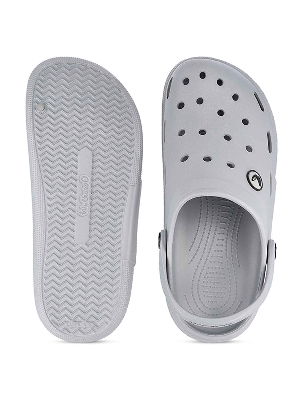 Walkaroo Men's Clogs - WC4843 Light Grey UK10