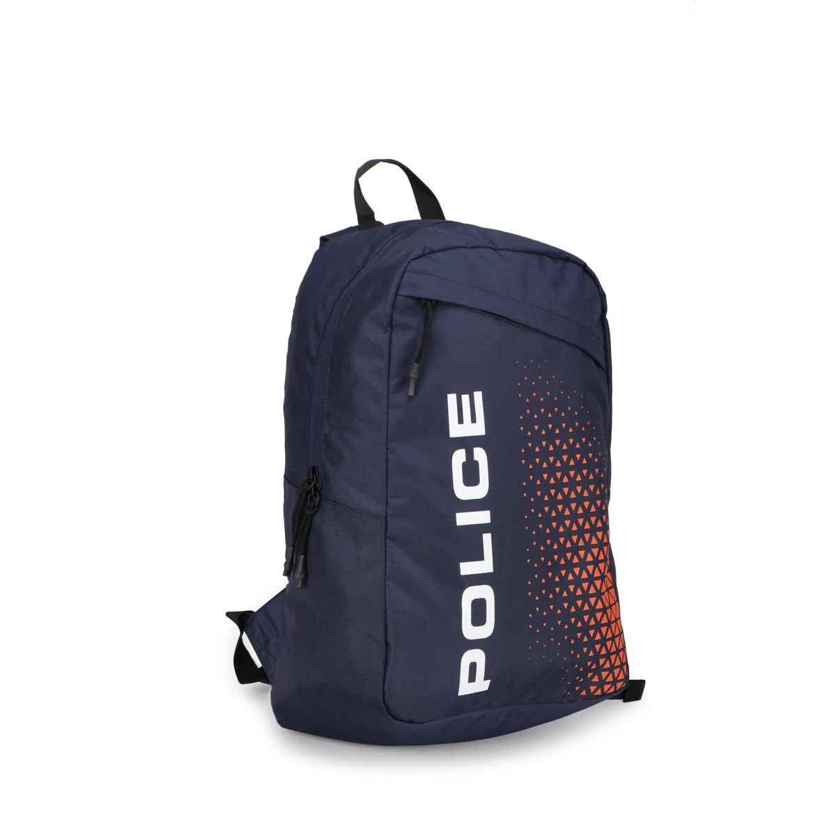 Police Unisex Solid Nylon 15.6 L Laptop Backpack | Navy Blue - 15.6 Inches