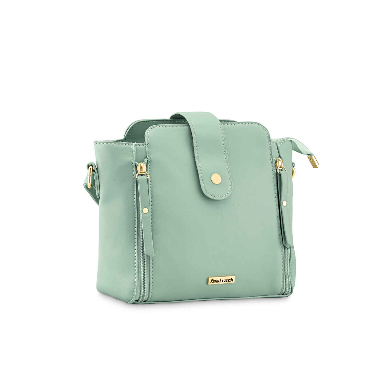 Fastrack Women's Structured Sling Bag | Turqoise