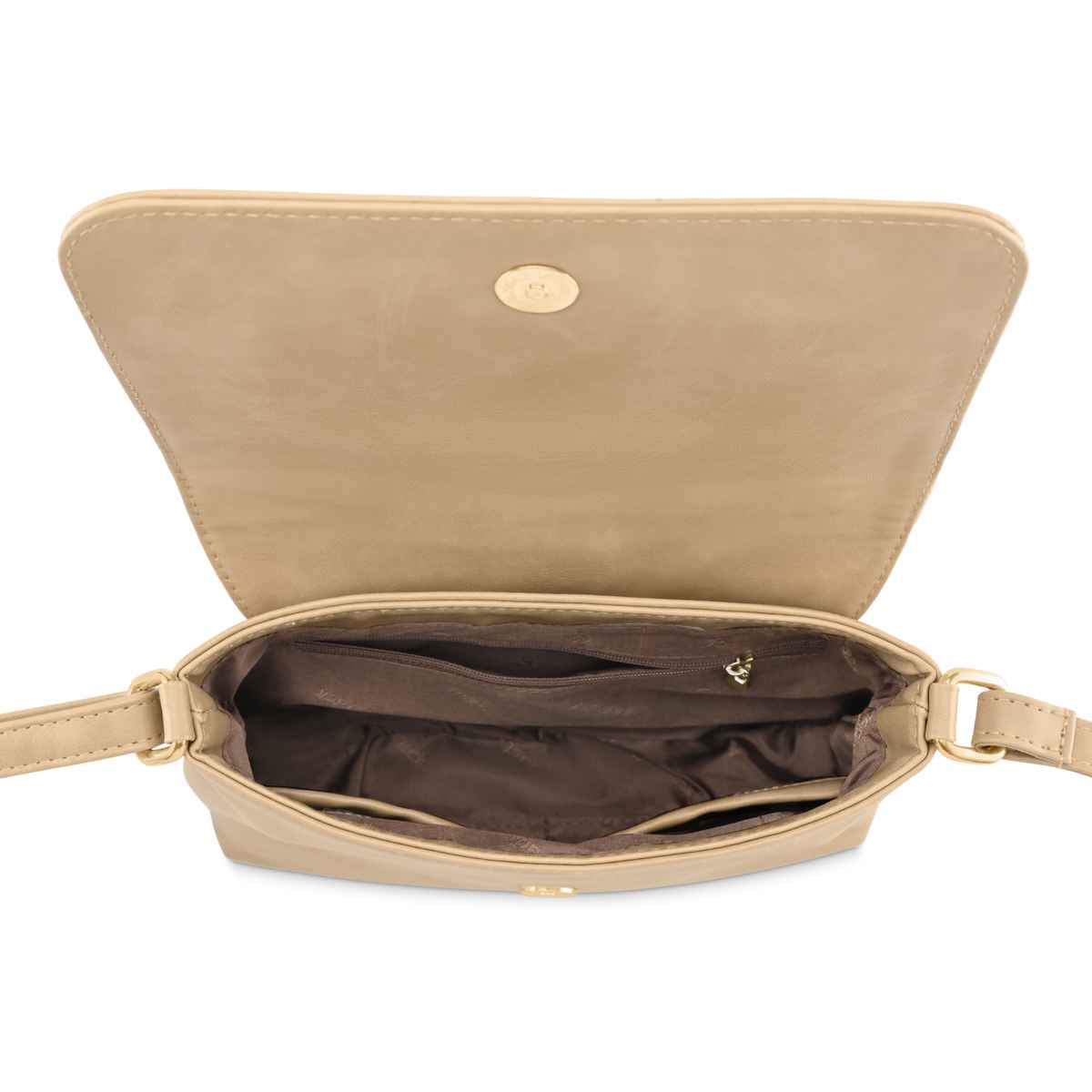 Fastrack Women's Structured Sling Bag | Brown