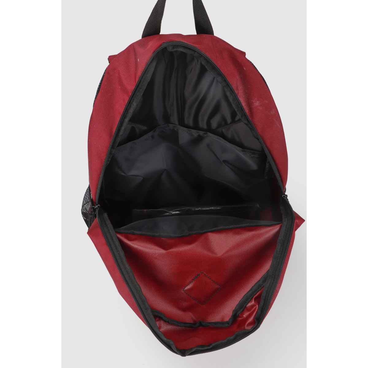 Police Unisex Brand Logo Nylon 15.6 L Laptop Backpack | Red - 15.6 Inches