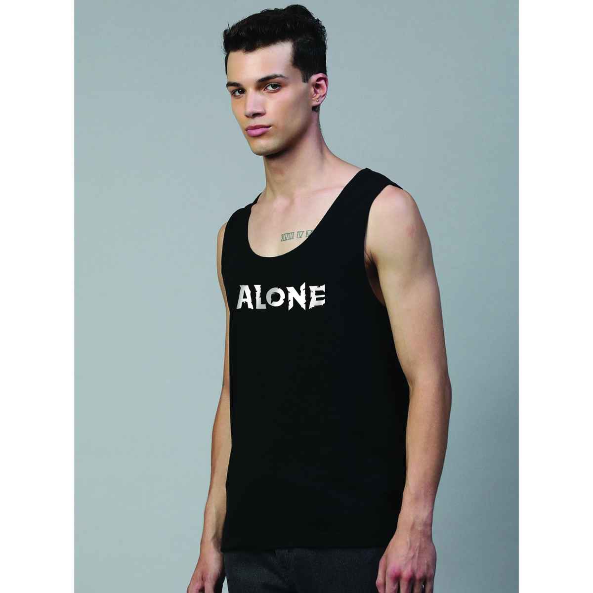 De Tees Men's Sleeveless T-shirt | Black - L