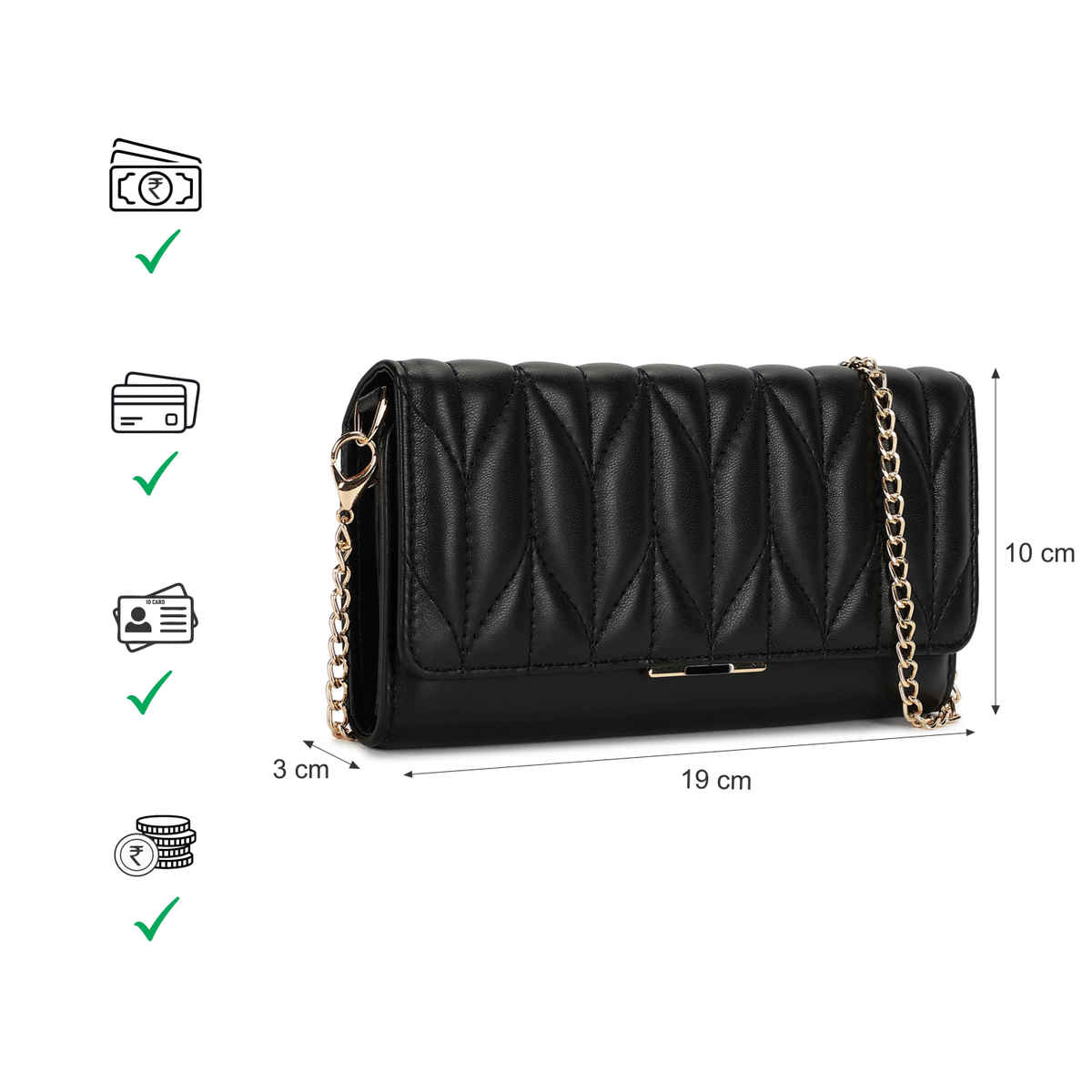 Fastrack Bags Zenith Quilted Clutch