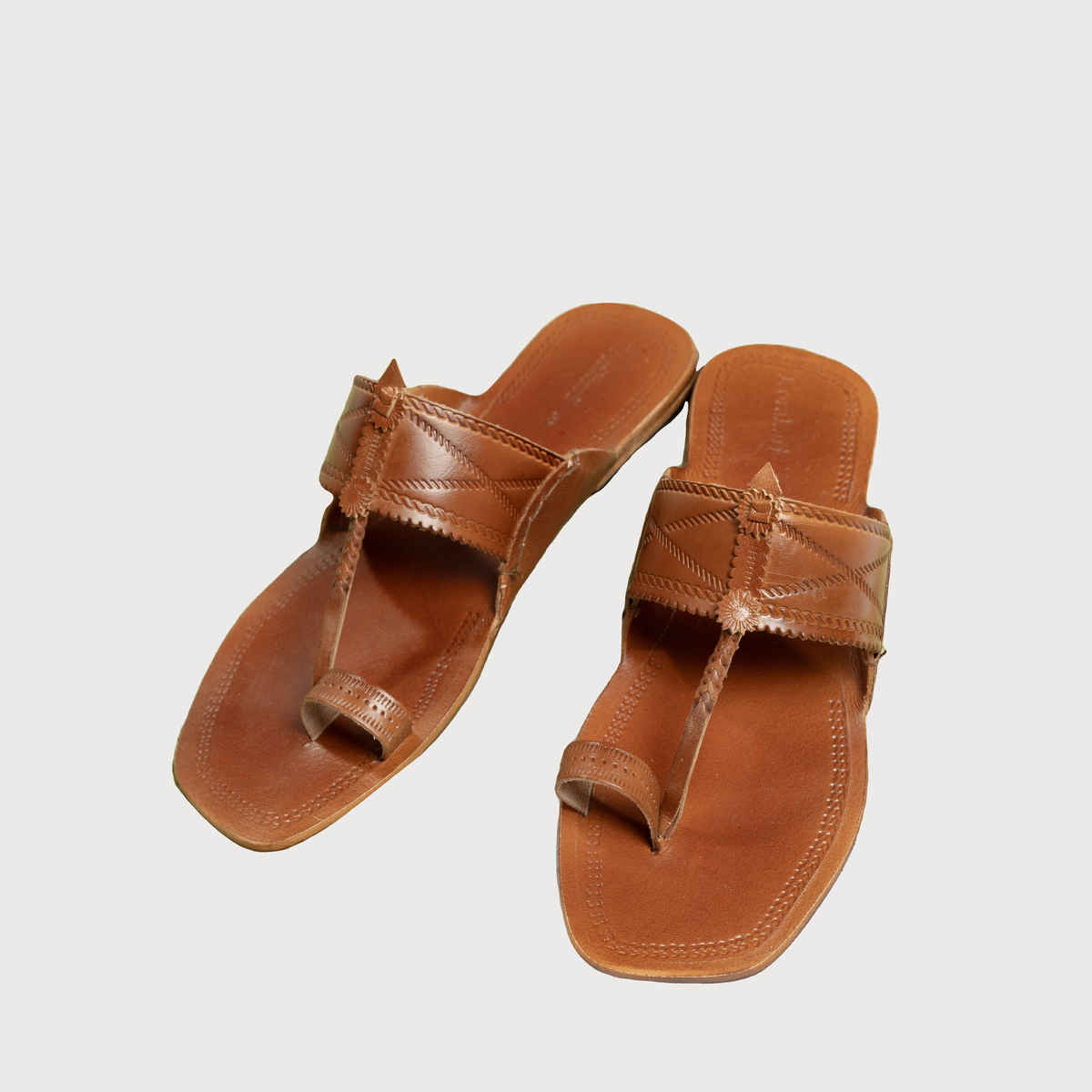 Korakari Yatra Kolhapuri Men Chappal Tan | UK8