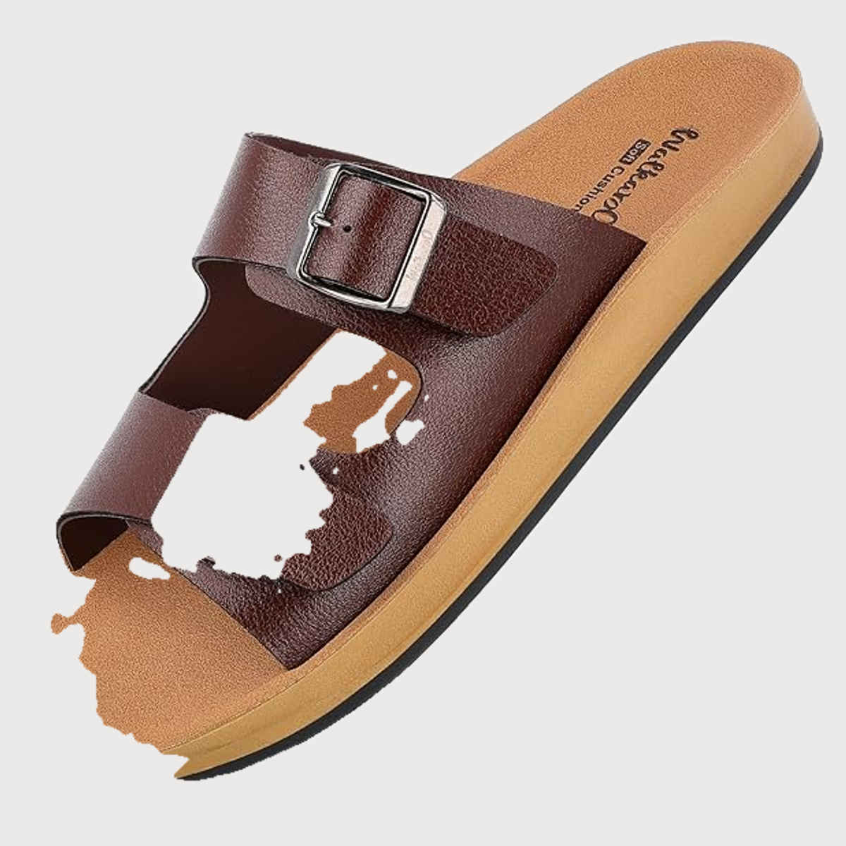 Walkaroo Men's Daily Wear Sandals - WE1333 Brown UK12