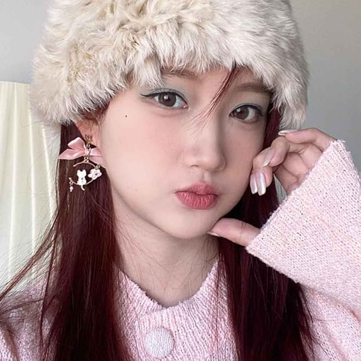 Beautynx Blossom Kitty Bow Earrings | Pink | BNX-EAR-0069