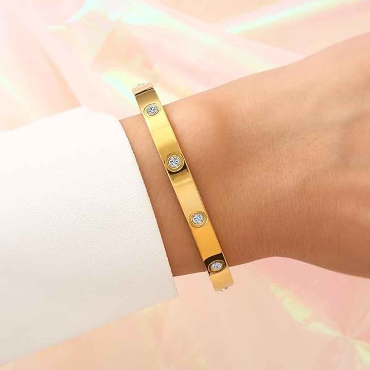 Beautynx AntiTarnish Crystal Luxe Bracelet | BNX-BR-0011 - Gold