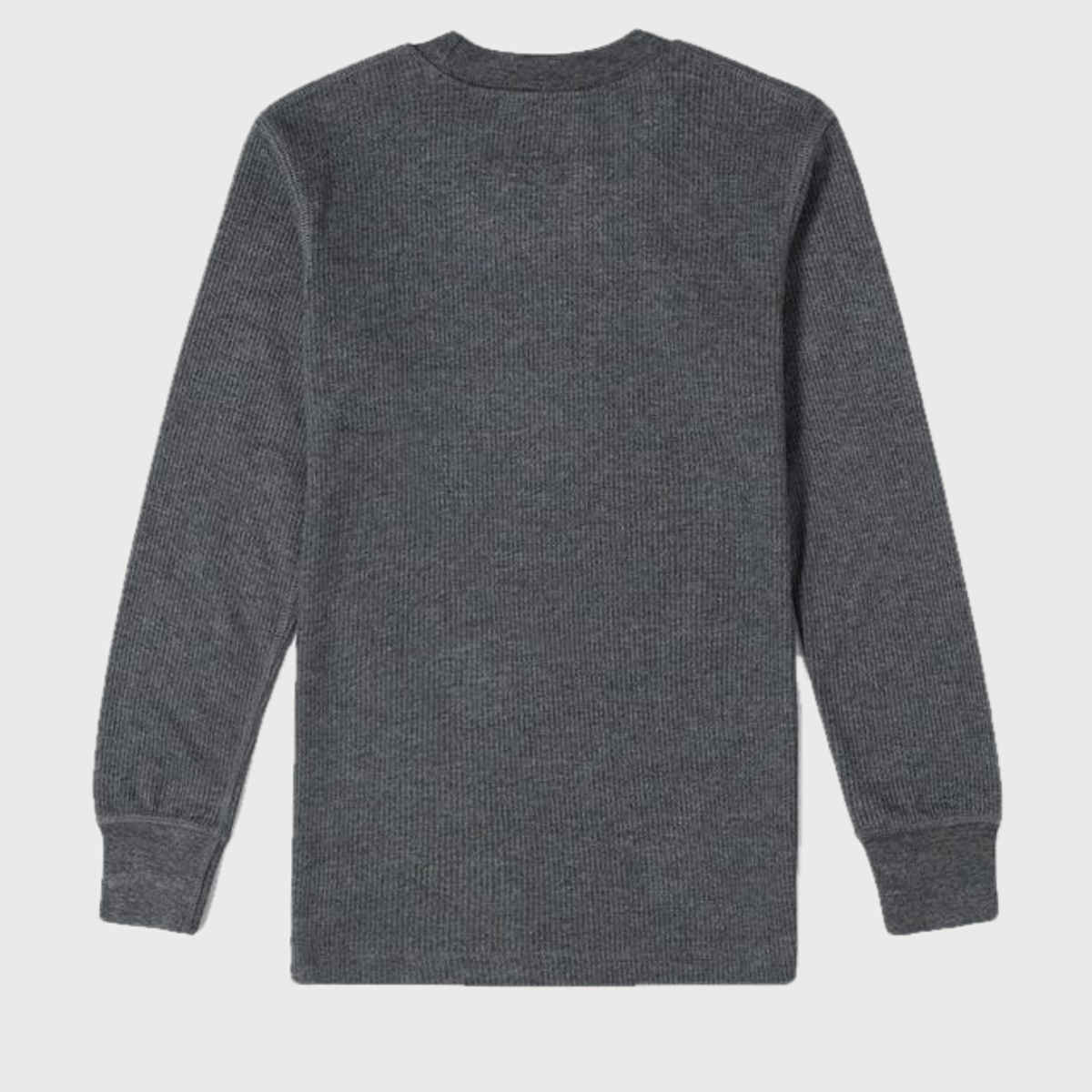 Jockey KT02 Kid's Super Combed Cotton Rich Full Sleeve Thermal Undershirt | Grey-11-12 Yr