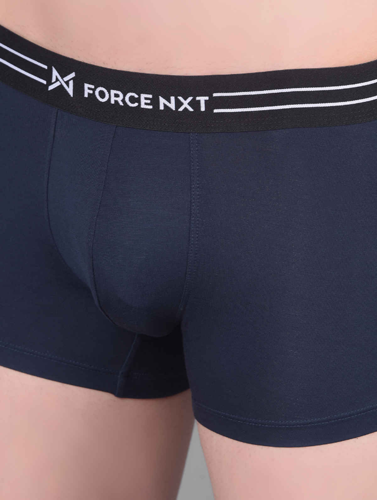 Force Nxt Men's Ultrasoft Micromodal Four Way Stretch Printed Trunk | Multicolour - L