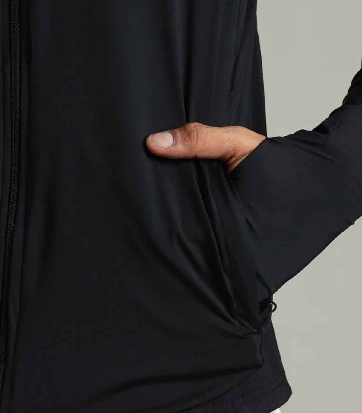 Blue Tyga Men's Sunscreen Jacket | SJE0005 | Black - M