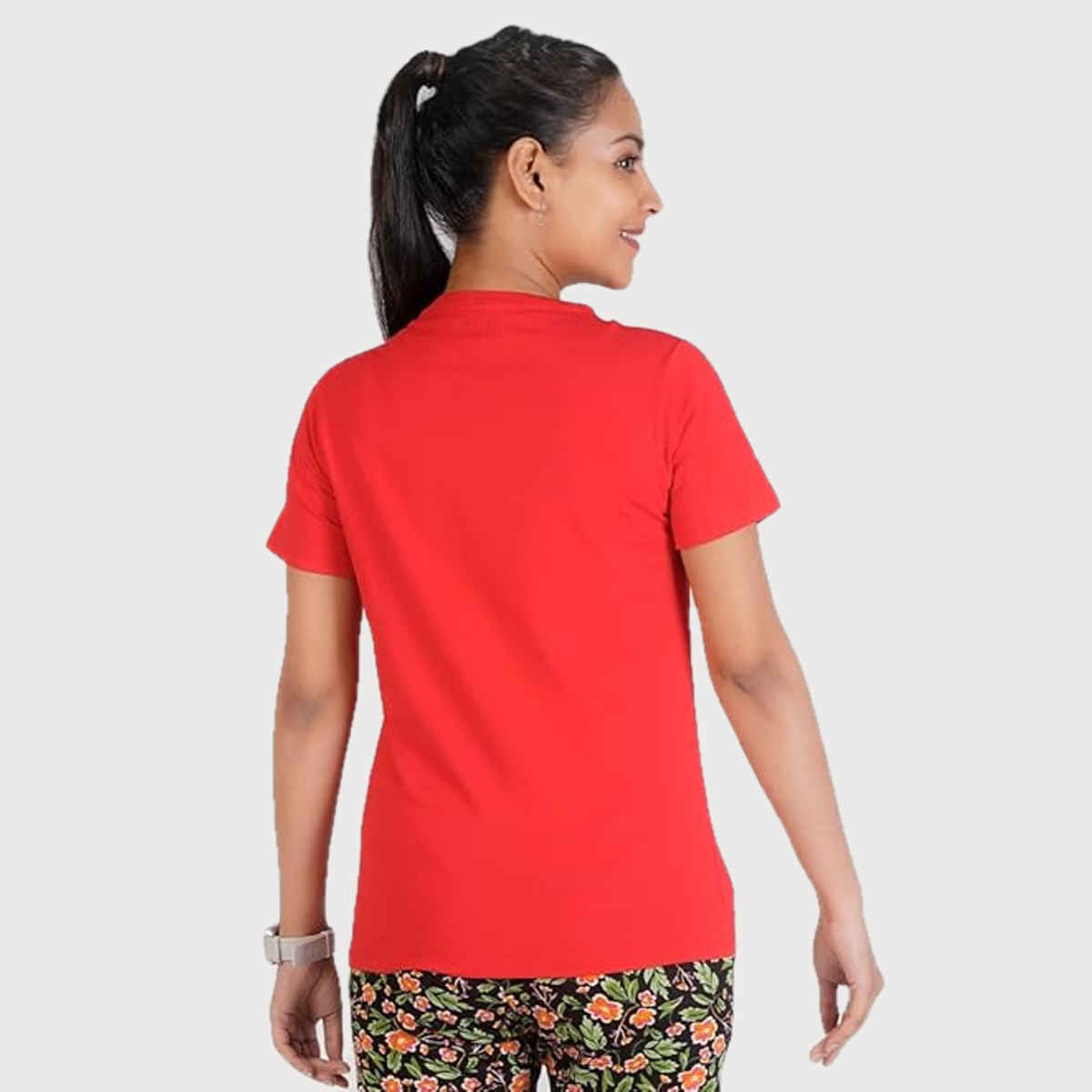 Rupa Colors Playsure T-shirt - Red | Printed | M
