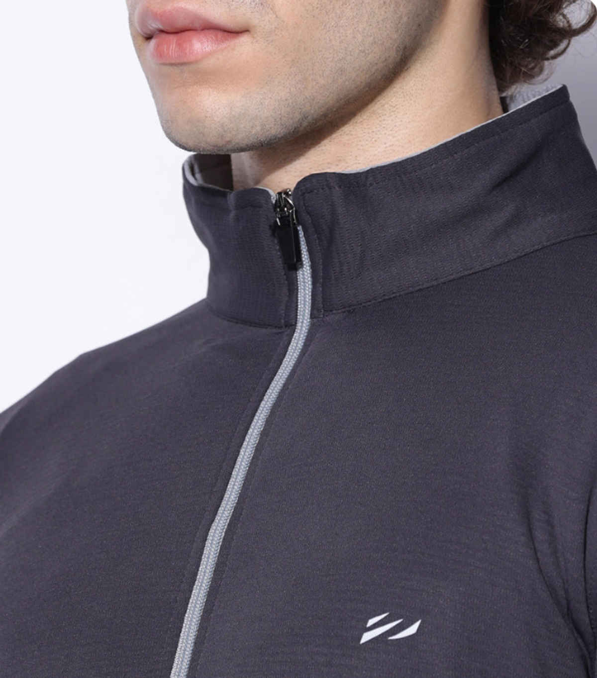 Blue Tyga Men's Sunscreen Jacket - Sje0001 | Charcoal | M