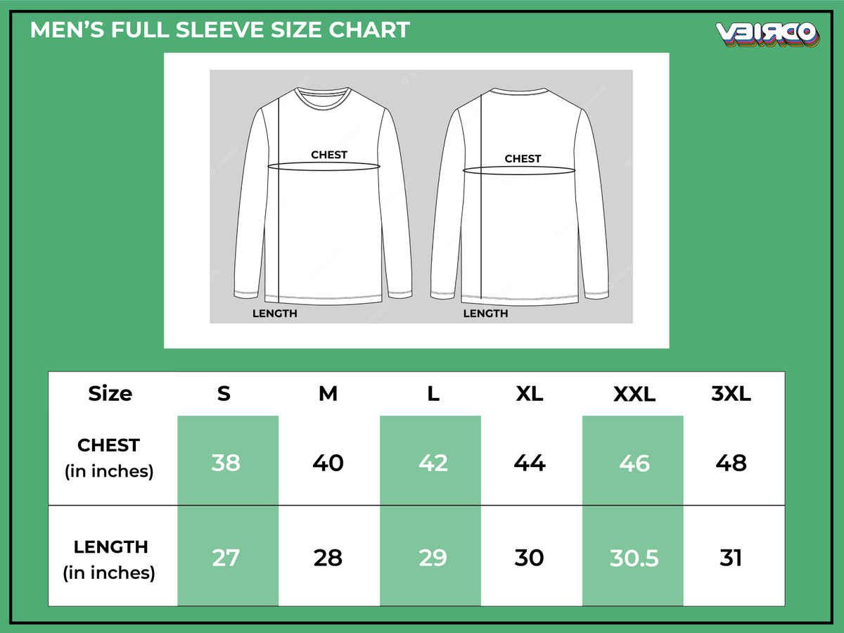 Veirdo Men's Raglan Full Sleeve Cotton Regular Fit T-Shirt | Green - M