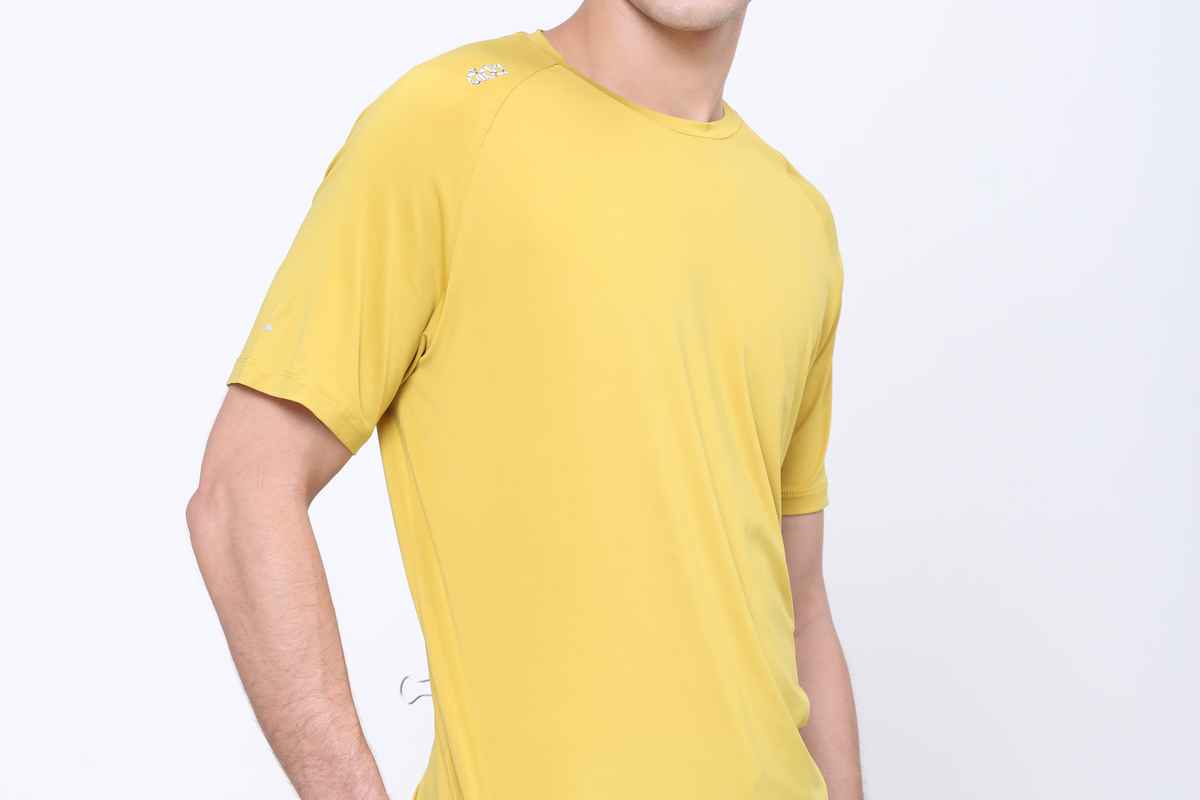 Dida Men's Dry Fit Sports T-Shirt | Comfortable and Stretchable | Antique Moss - L