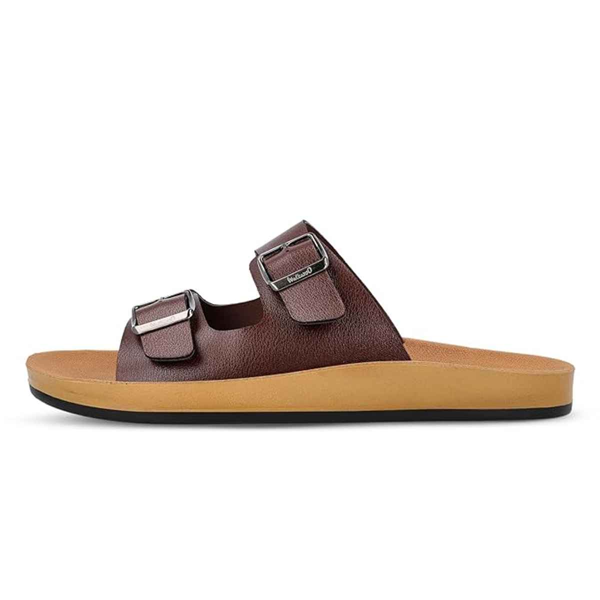 Walkaroo Men's Daily Wear Sandals - WE1333 Brown UK8