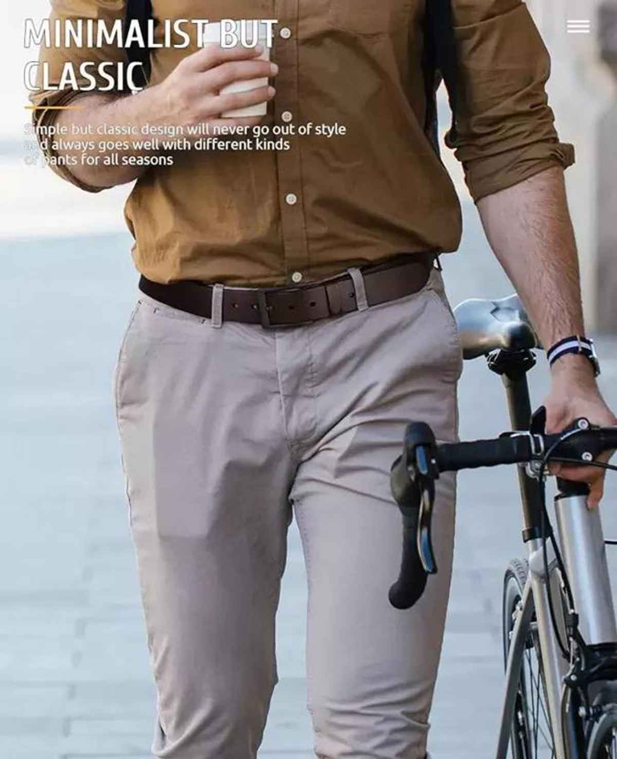 Kaezri Genuine Leather Brown Belt for Men With Bl. Buckle | Katabrbbd - 40