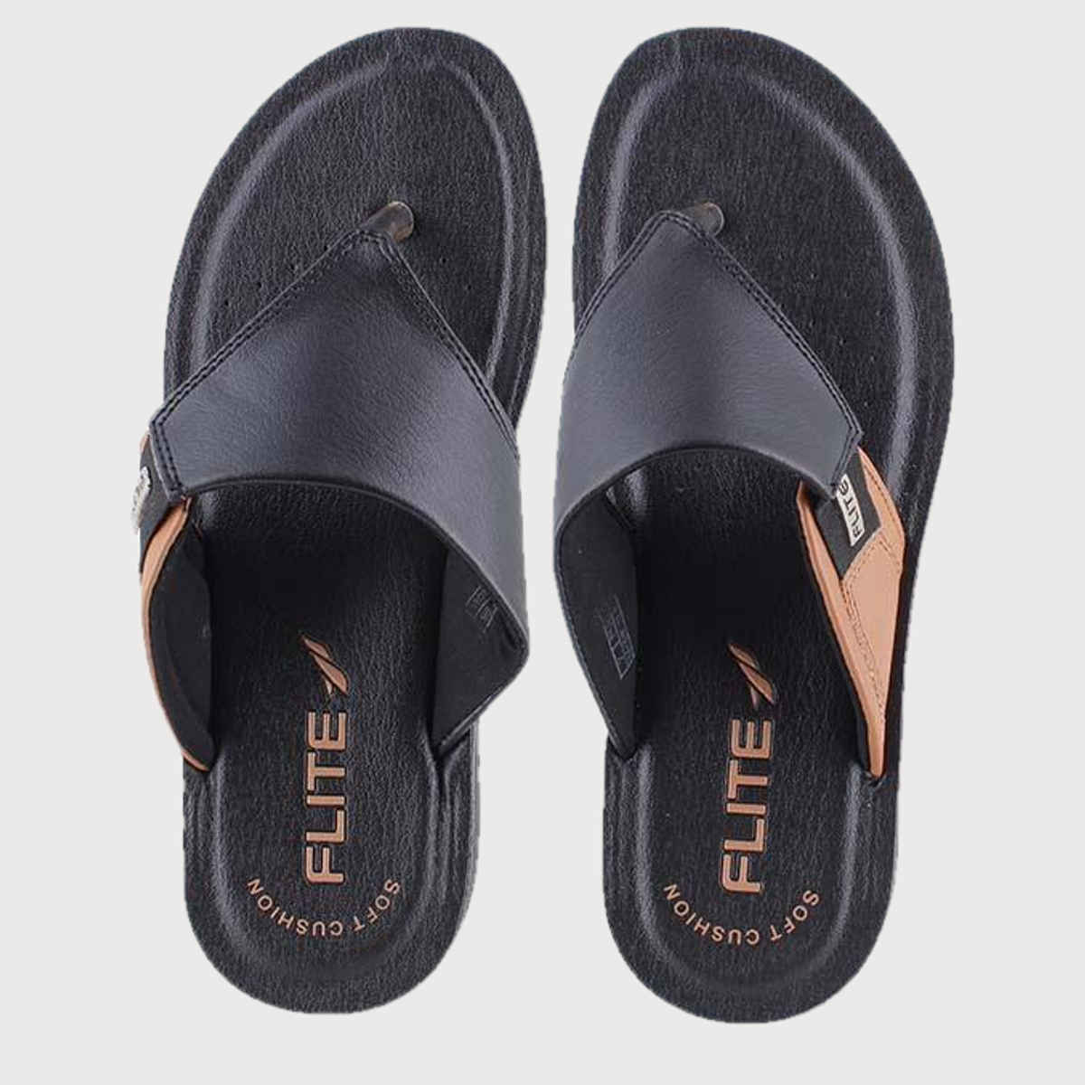 Flite Men's PUG-96 Slippers | Black | 7 UK