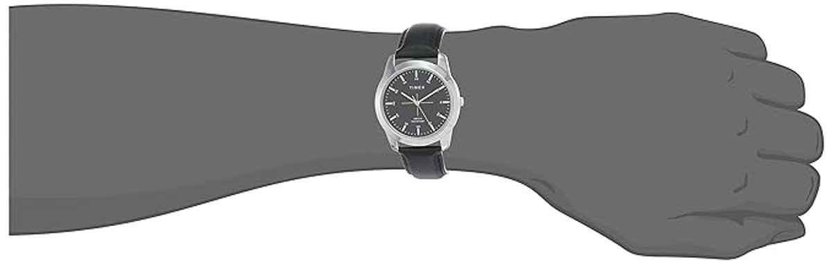 Tommy Hilfiger Felix Global Coin Wallet (1pc) & Timex Men'S Round Dial Analog Watch (1pc) Combo