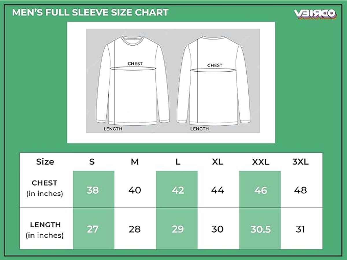 VEIRDO Men's Solid Full Sleeve T-Shirt | V FS REG CRK | Cork - S