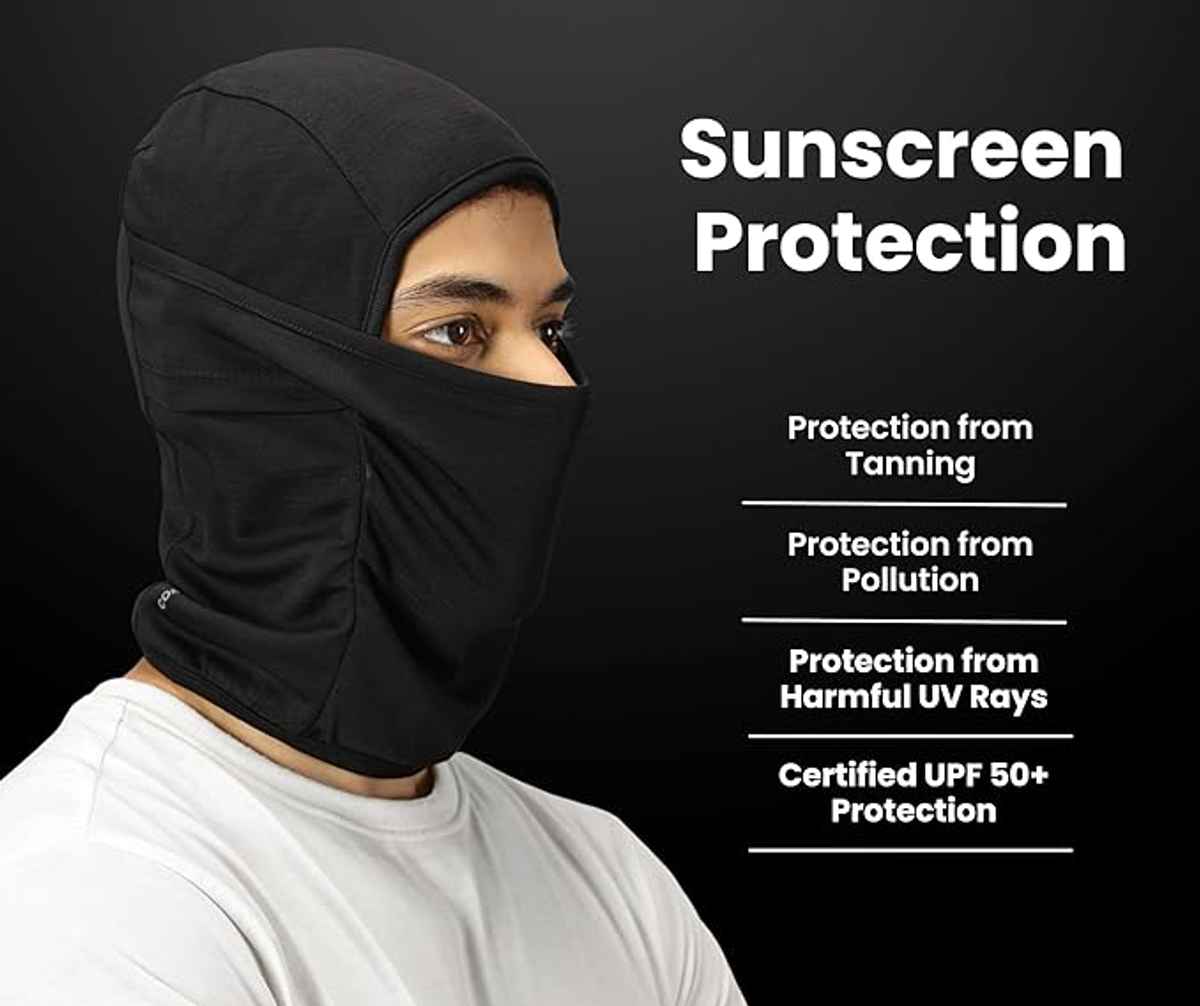 Blue Tyga Men's Sunscreen Face Mask Combo | Black, Charcoal, Navy