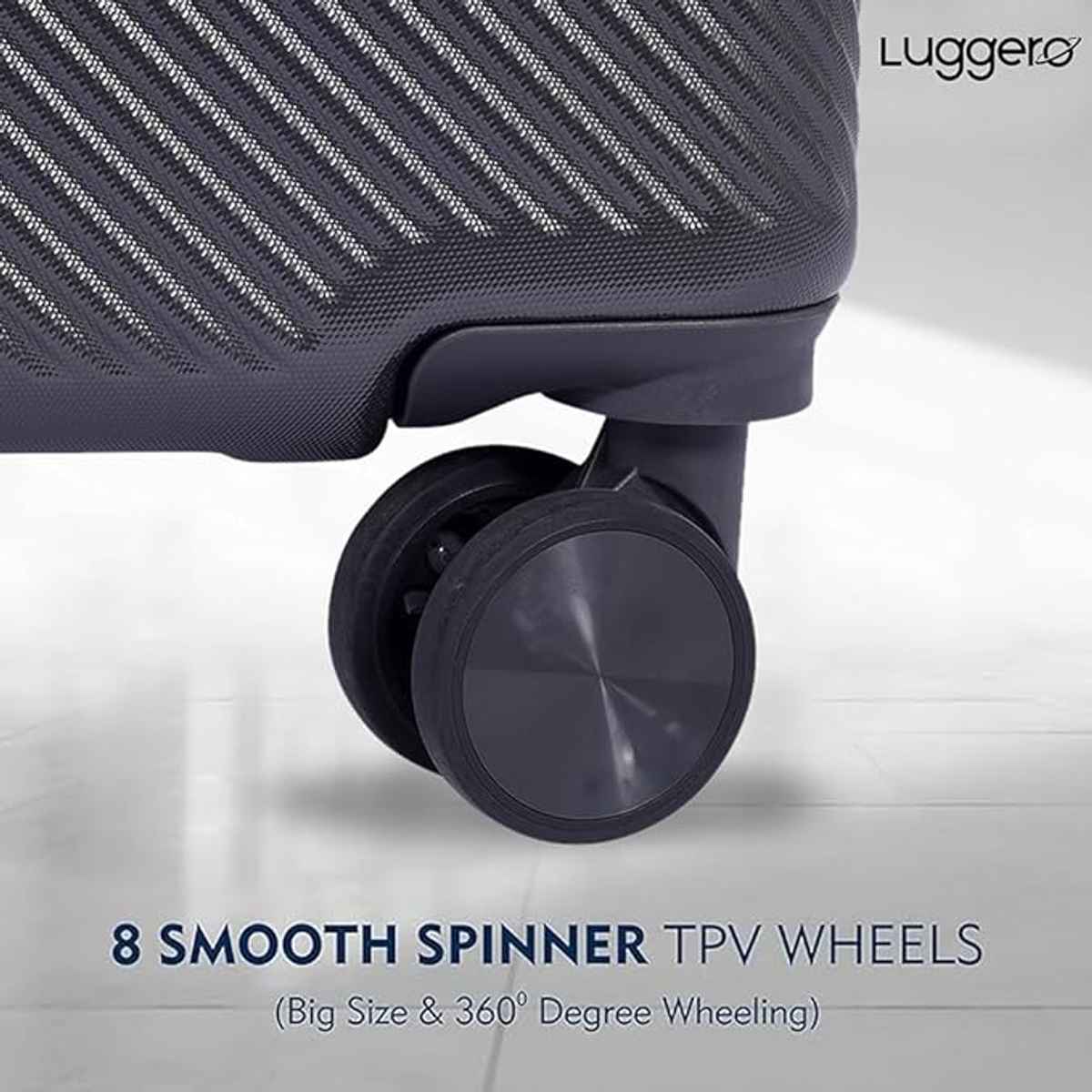 Luggero Astro Trolley Bag | Grey - M