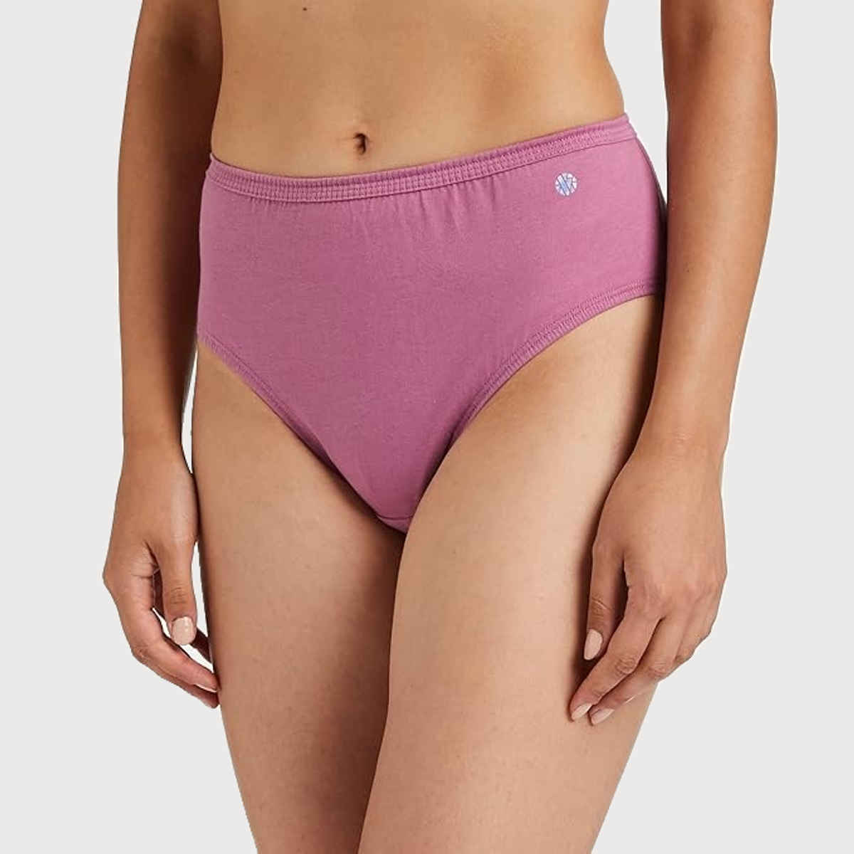 Van Heusen Women Cotton Light Assorted Solid Full Coverage Hipster Panty | Pack of 3 - M