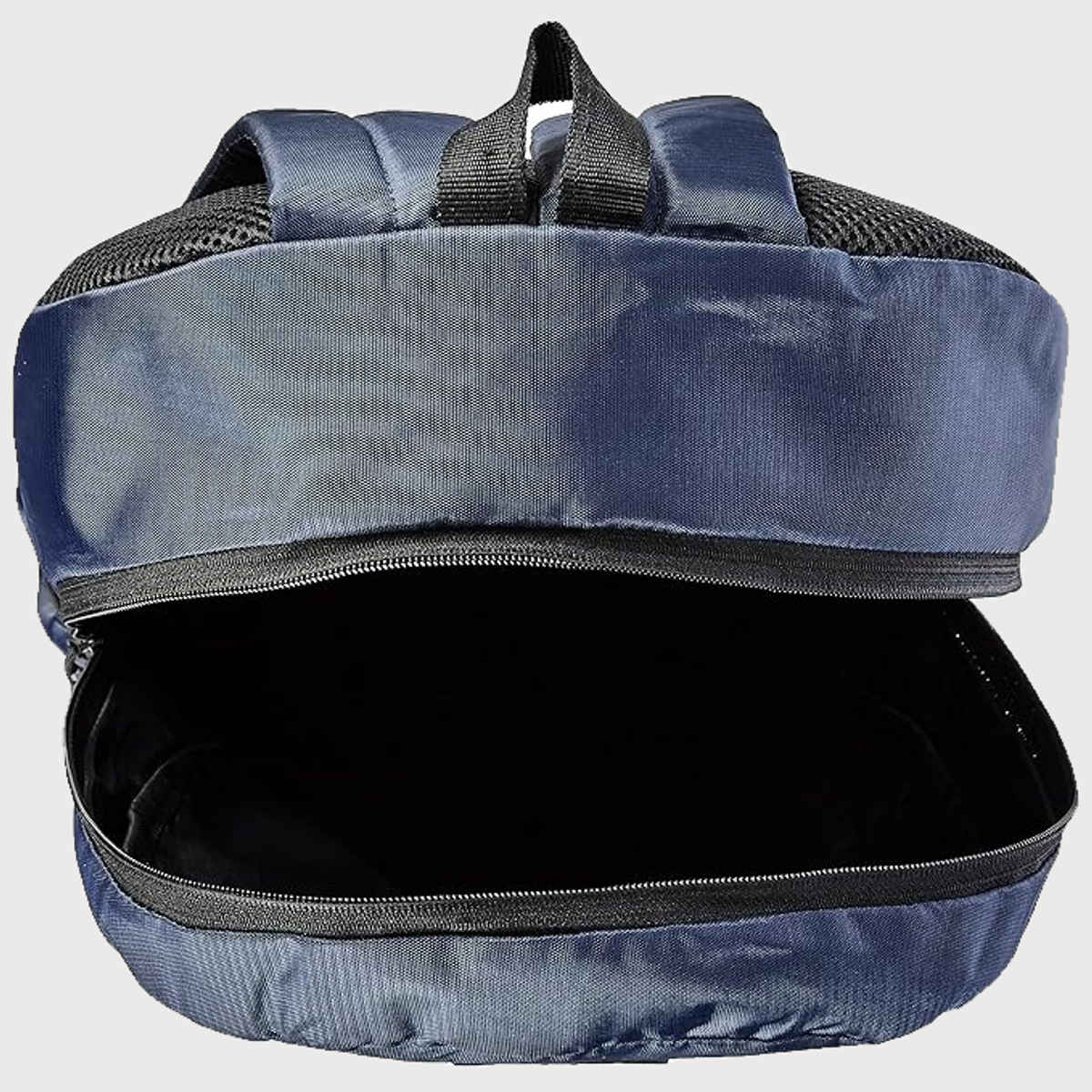 Police Unisex Solid Nylon 15 L Laptop Backpack | Black and Navy Blue - 15.6 Inches