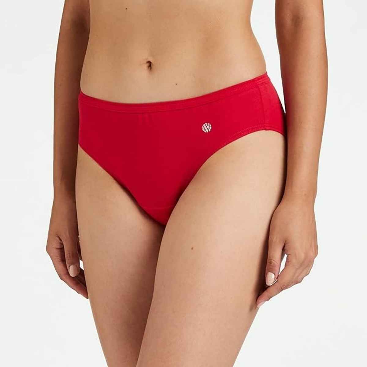 Van Heusen Women Cotton Dark Assorted Solid Moderate Coverage Bikini Panty | Pack of 3 - L